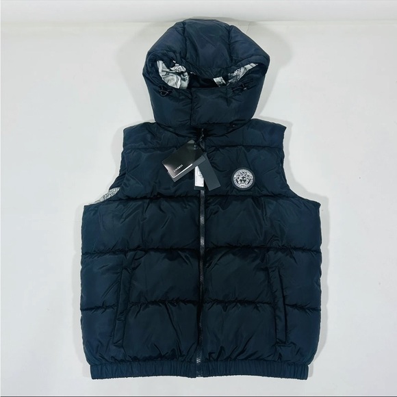 Versace men’s Renaissance Medusa Barocco Reversible Down filled Puffer Vest NEW - Picture 5 of 16